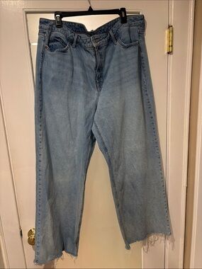 Old Navy Light Blue Wide Leg Flare Jeans